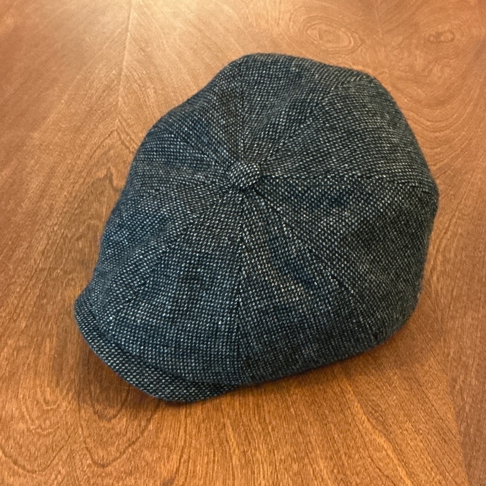 Ted Baker Gray Tweed Wool Cap